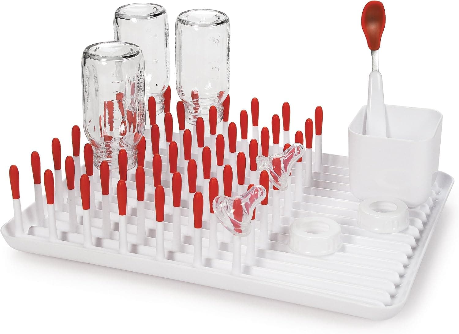 OXO Tot Bottle and Accessories Drying Rack for Bottles, Nipples, Pump Parts and More