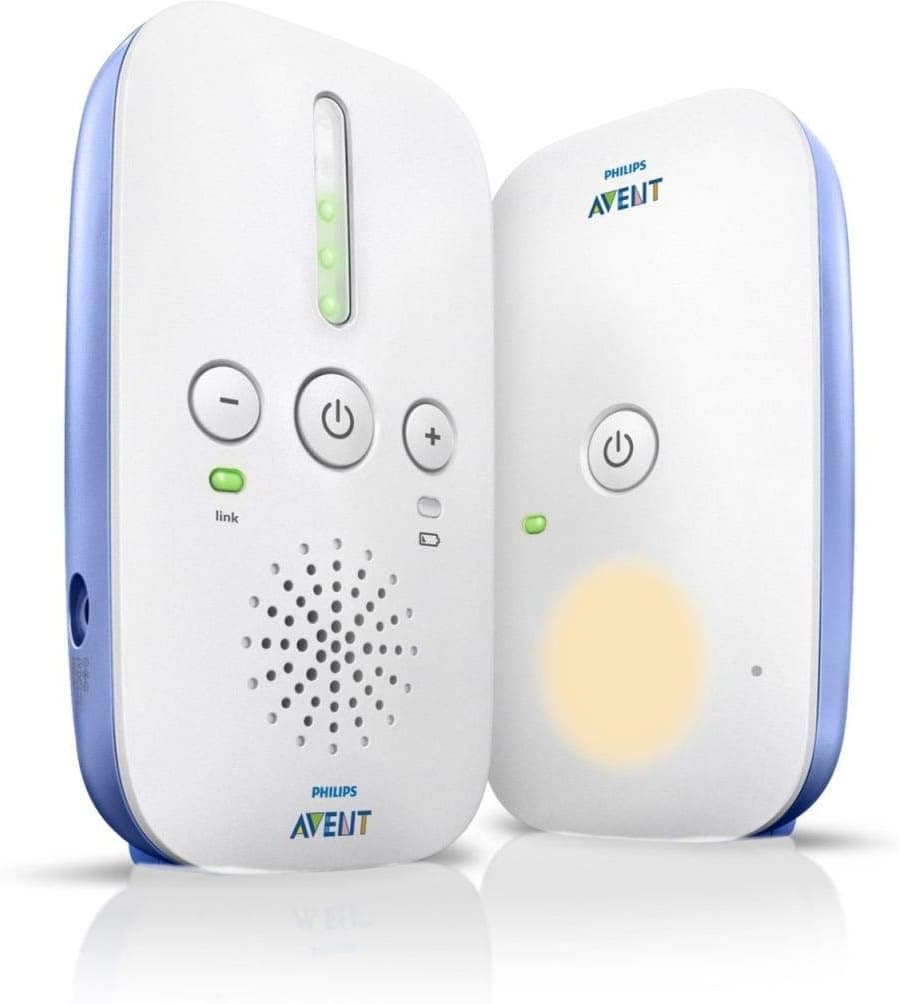 Philips AVENT Audio Baby Monitor DECT SCD502/10, Secure Connection, Sound Indicator, Night Mode