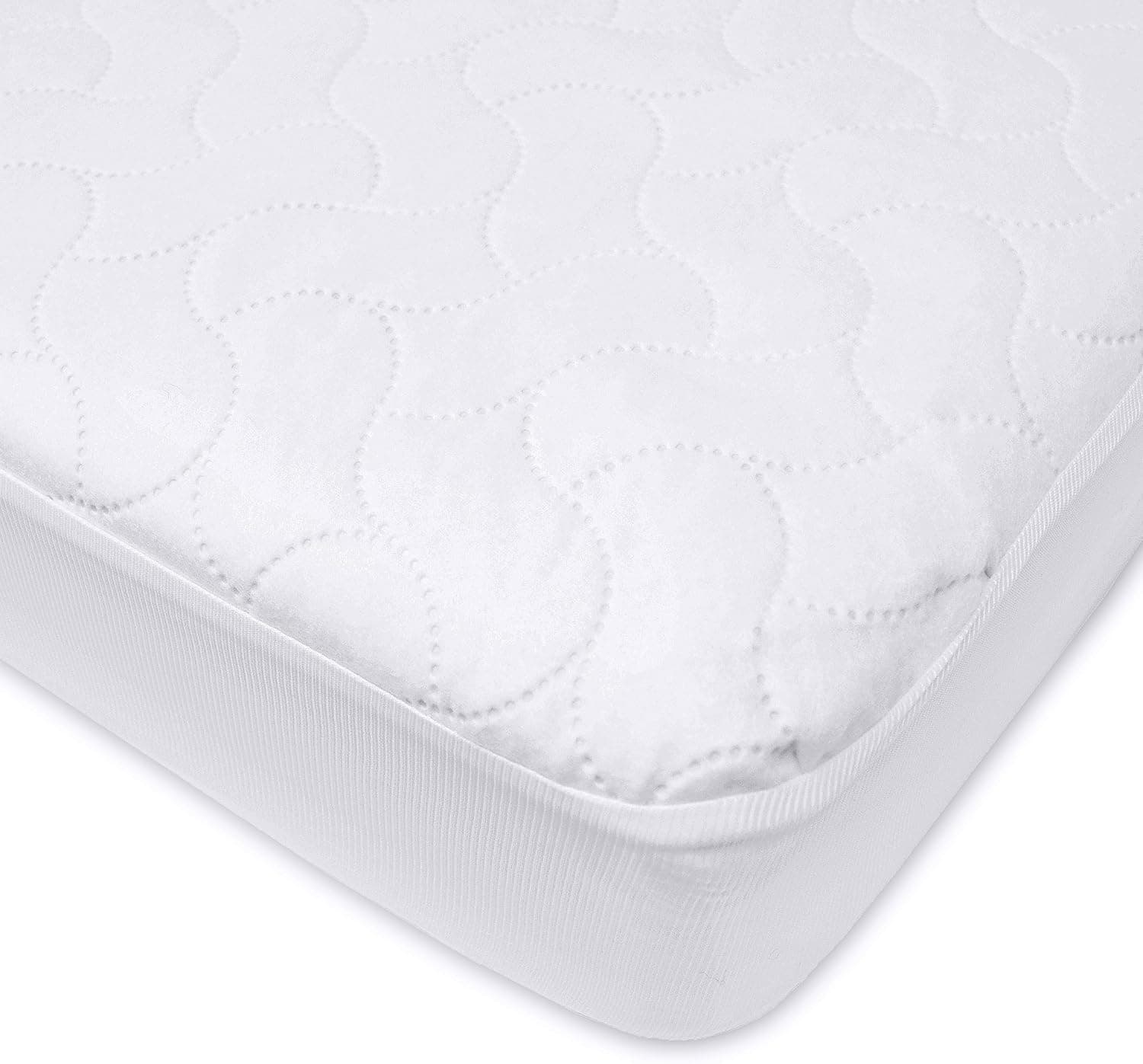 American Baby Company Waterproof Fitted Crib Mattress Protector, Quilted Noiseless & Breathable, 52x28