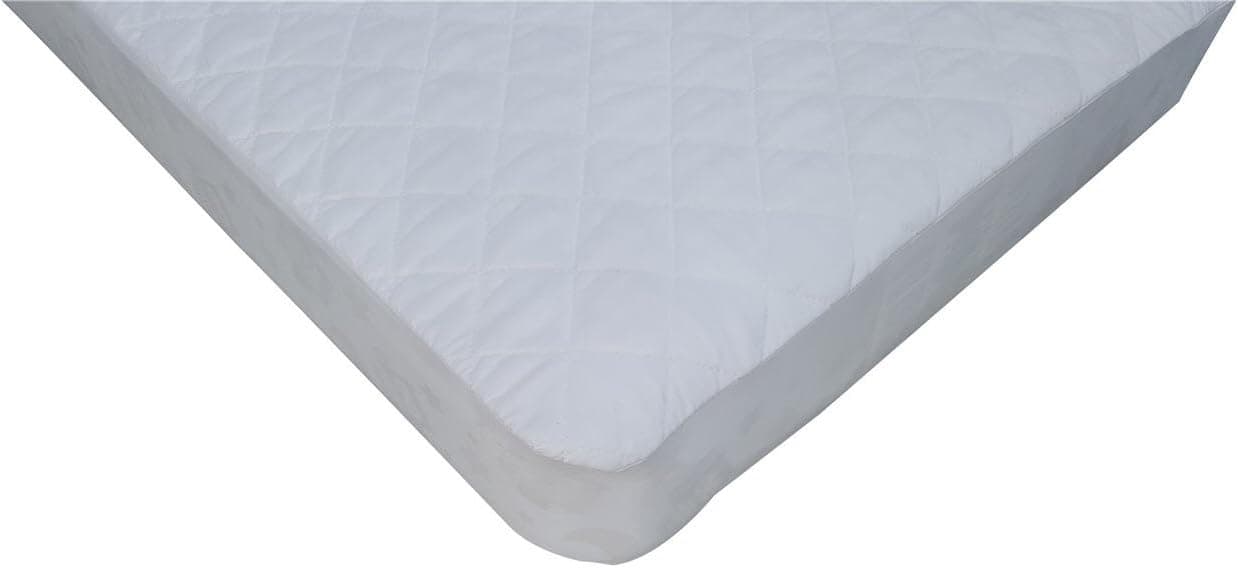 Waterproof Crib Mattress Pad, Fitted, Very Soft Quilted, No Vinyl, Fits All Standard Baby Mattresses