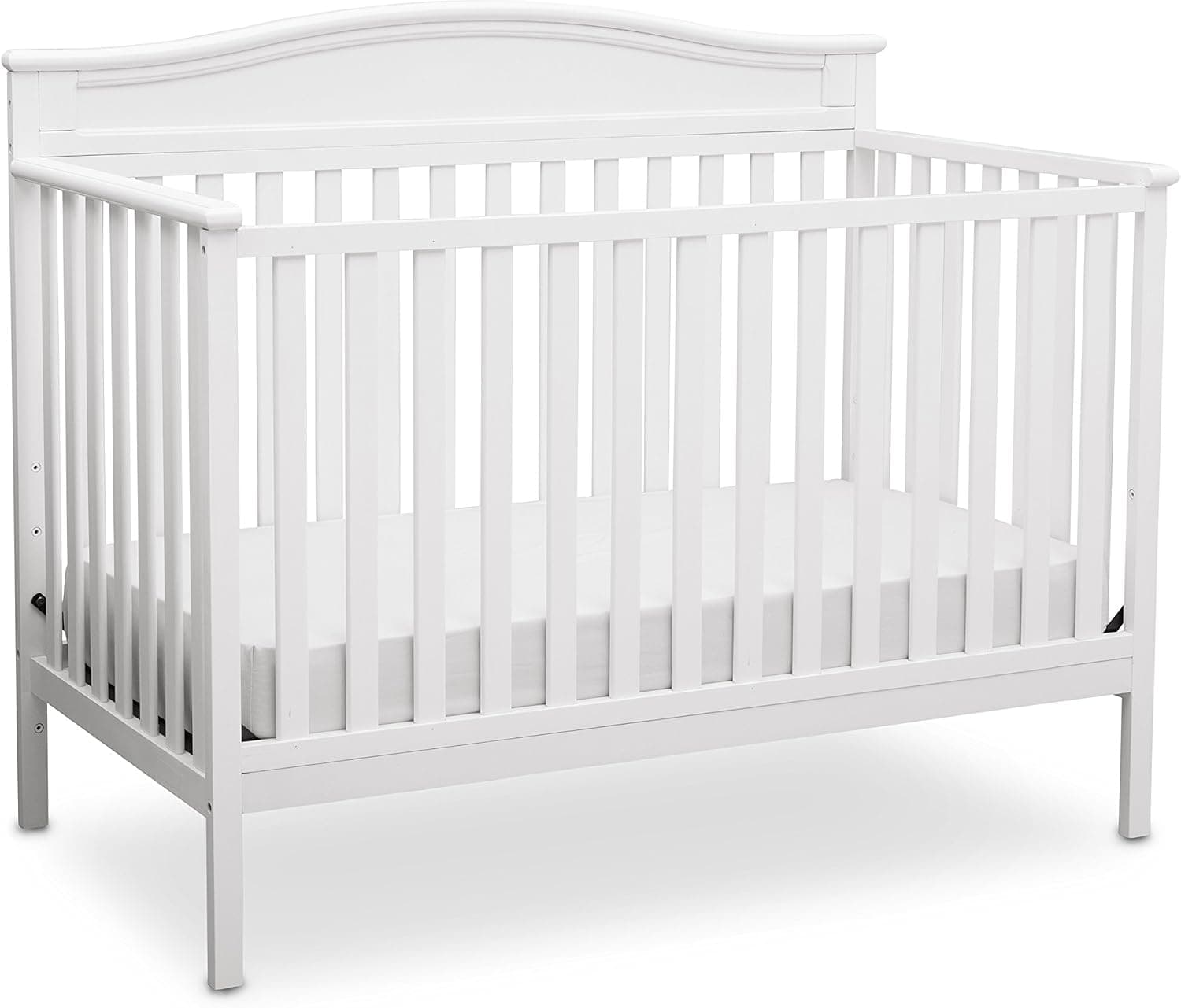 Delta Children Larkin 4-in-1 Convertible Crib, White