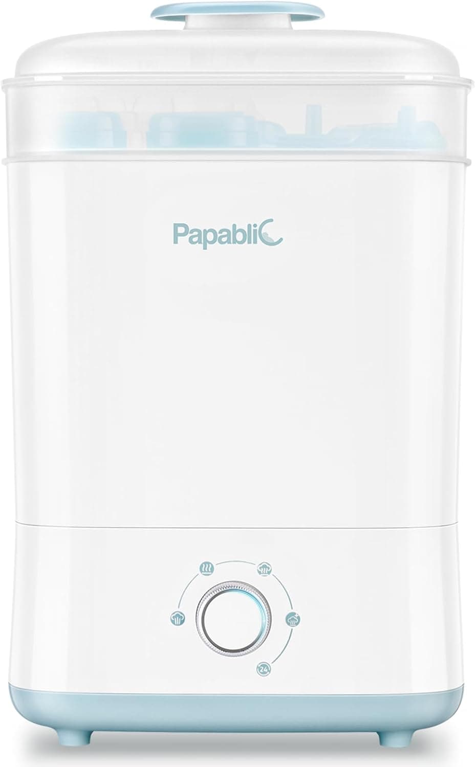 Papablic Baby Bottle Sterilizer and Dryer Pro, Electric Steam Sterilizer, Large Capacity 10 Bottles