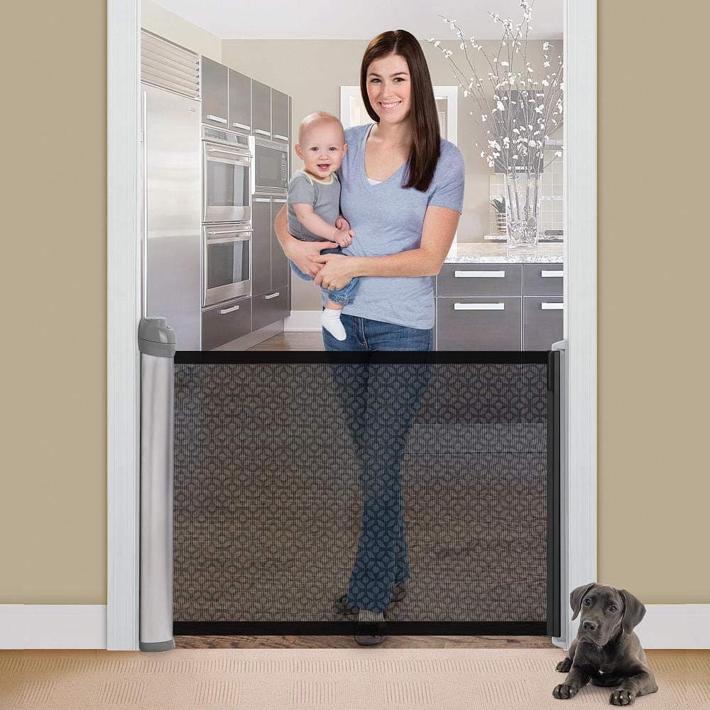 Summer Infant SI-27250 Retractable Baby Gate for Doorways and Stairways, One-Hand Operation
