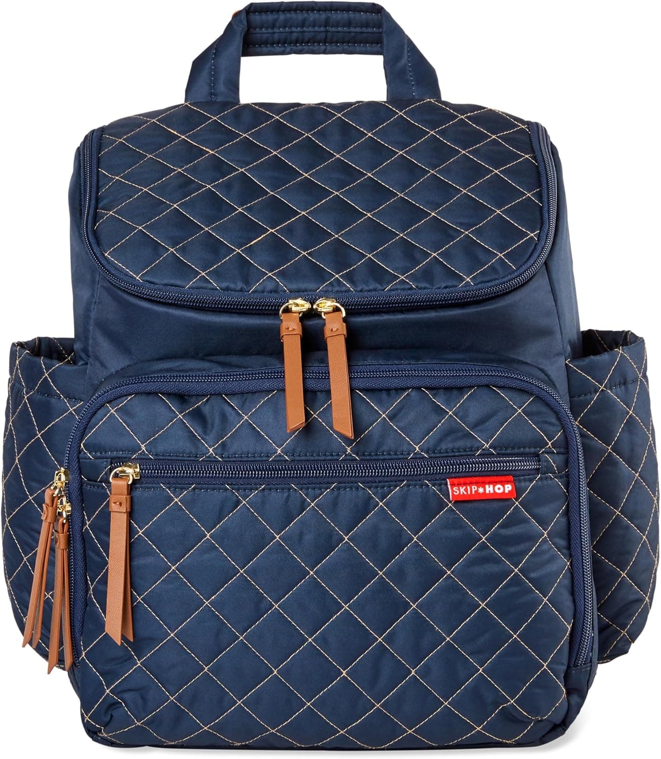 Skip Hop Diaper Bag Backpack Forma, Multi-Function Baby Travel Bag with Changing Pad, Navy