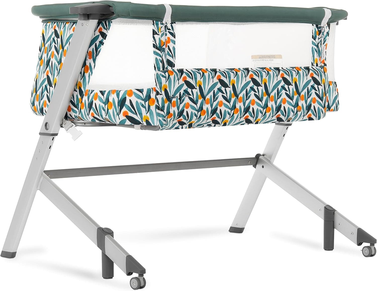 Dream On Me Skylar Bassinet and Bedside Sleeper, Mellow Yellow - Breathable Mesh Sides