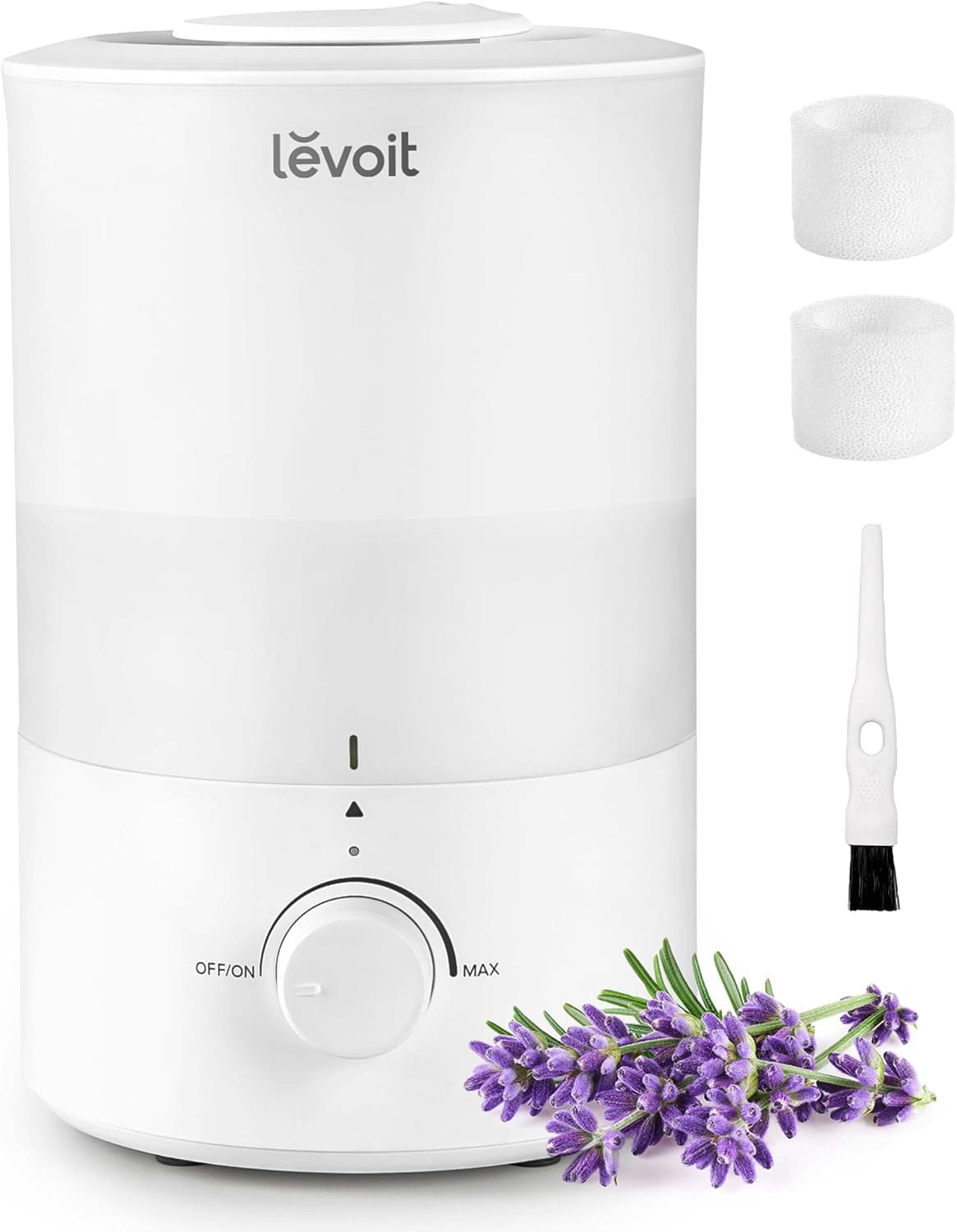 LEVOIT Humidifiers for Bedroom Quiet 3L Cool Mist Essential Oil Diffuser, 360 Nozzle Baby Nursery