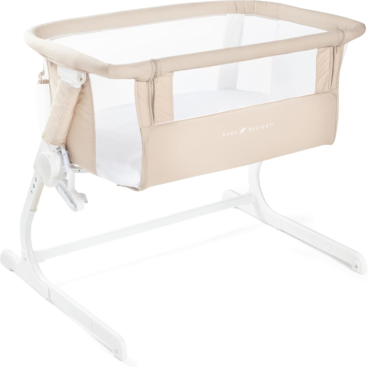 Baby Delight Beside Me Dreamer Bassinet & Bedside Sleeper, Organic Oat - 6-Position