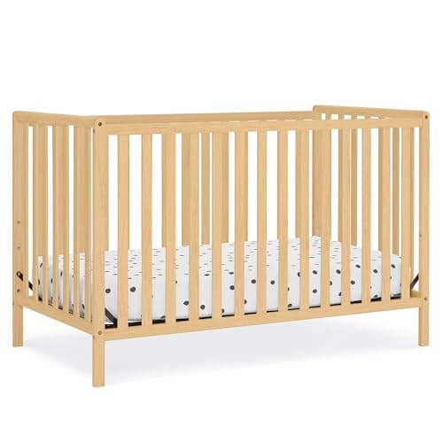 Delta Children Heartland 4-in-1 Convertible Crib, Natural