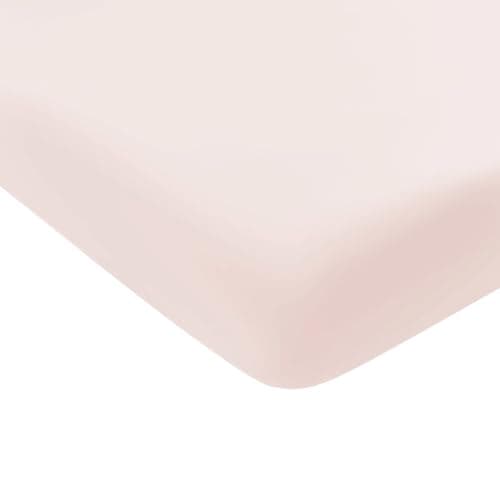 Kyte Baby Soft Crib Sheet - Standard Fitted Crib Sheet Made with Rayon from Bamboo, Ultra-Gentle and Breathable (Blush)