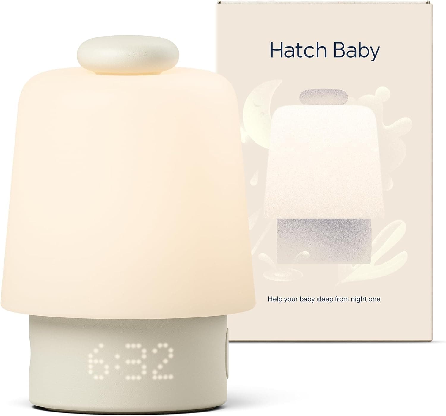 Hatch Baby Sound Machine & Night Light Routine Builder (Putty), White Noise, Time-to-Rise Alarm